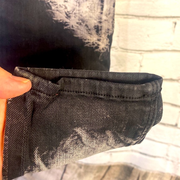 Hudson Women’s Nico Super Skinny Black Acid Wash Jeans Sz-25 - Picture 5 of 12